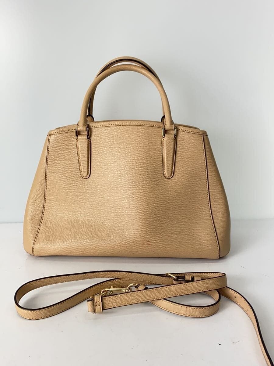 COACH Small Margot Carryall -- BEG Solid Color F57527 3