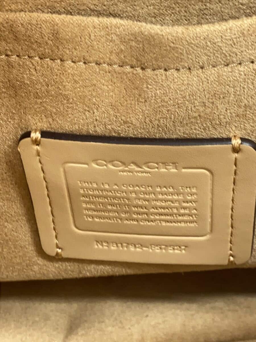 COACH Small Margot Carryall -- BEG Solid Color F57527 5