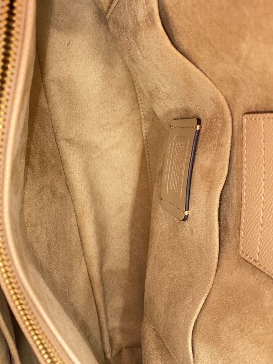 COACH Small Margot Carryall -- BEG Solid Color F57527 6