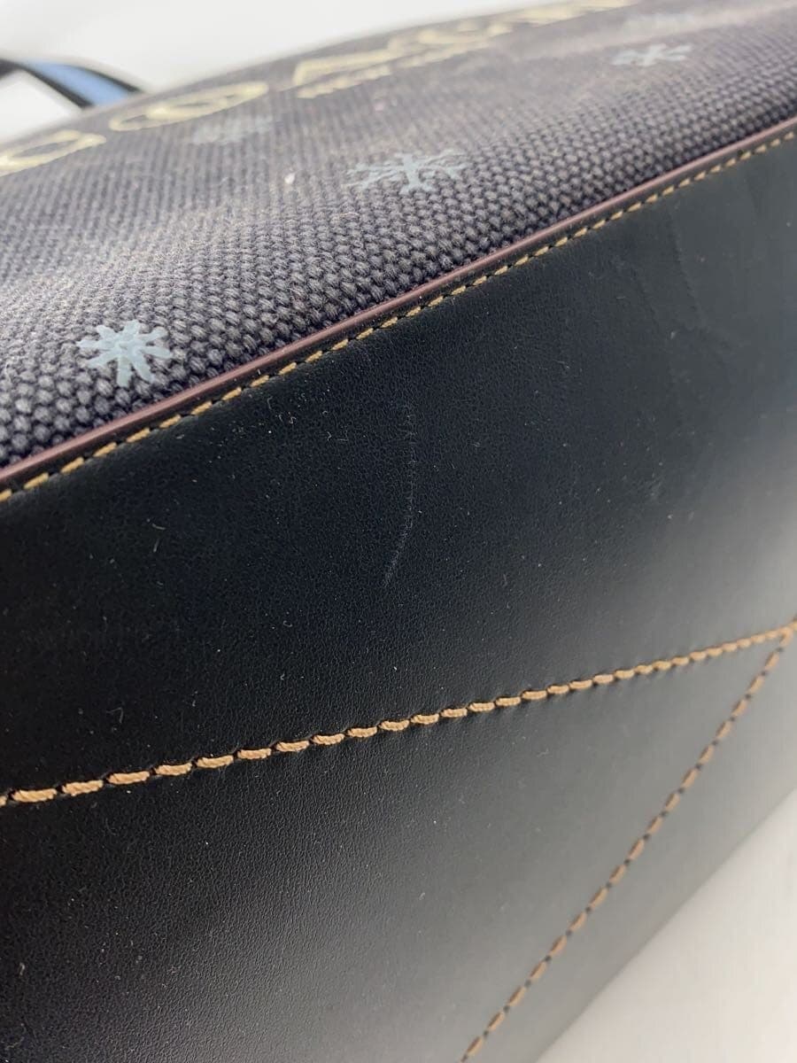 COACH Tote 38_Snoopy Ski Motif Canvas Navy CE632 7