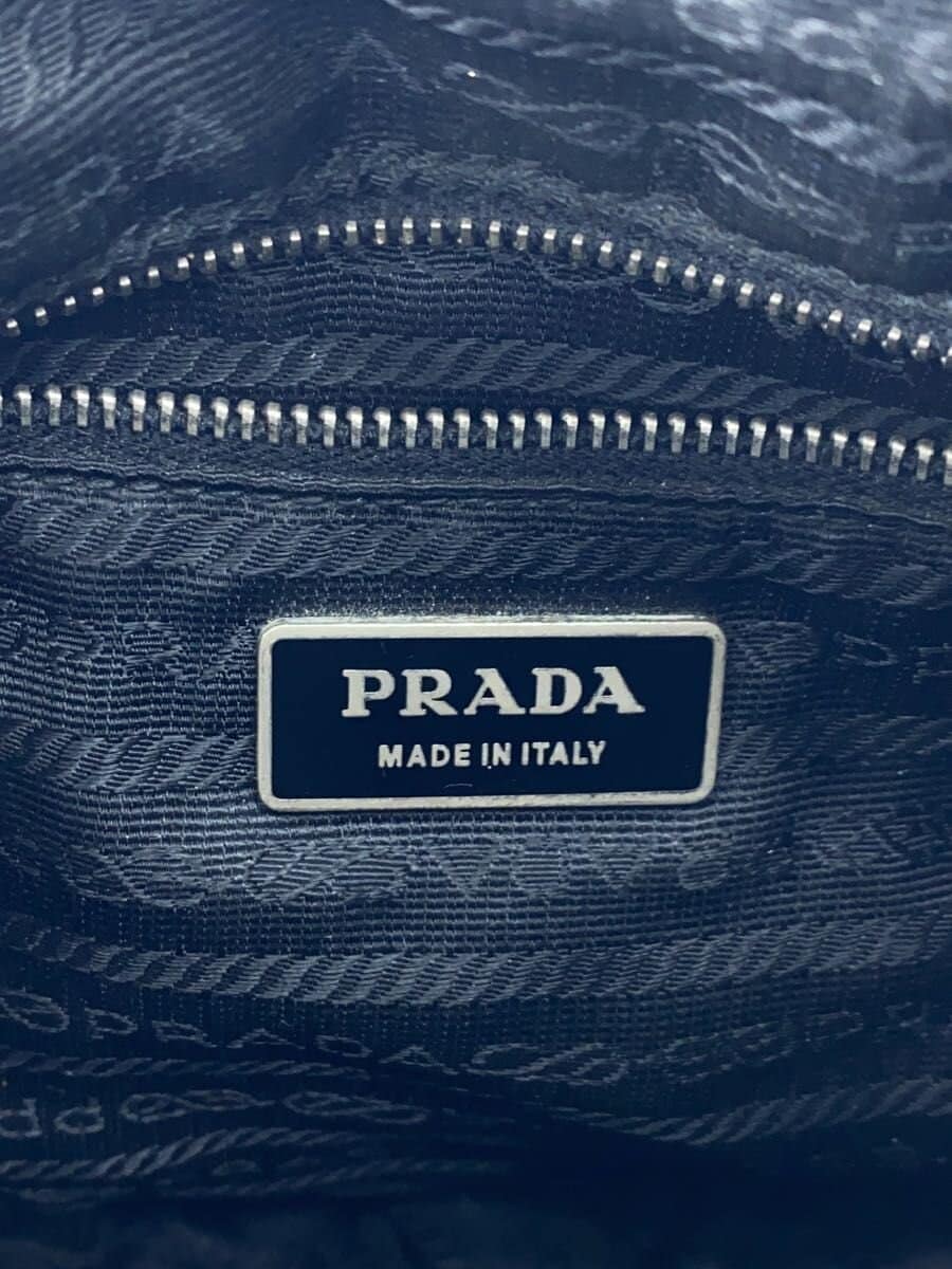PRADA shoulder bag nylon black BT0332 5