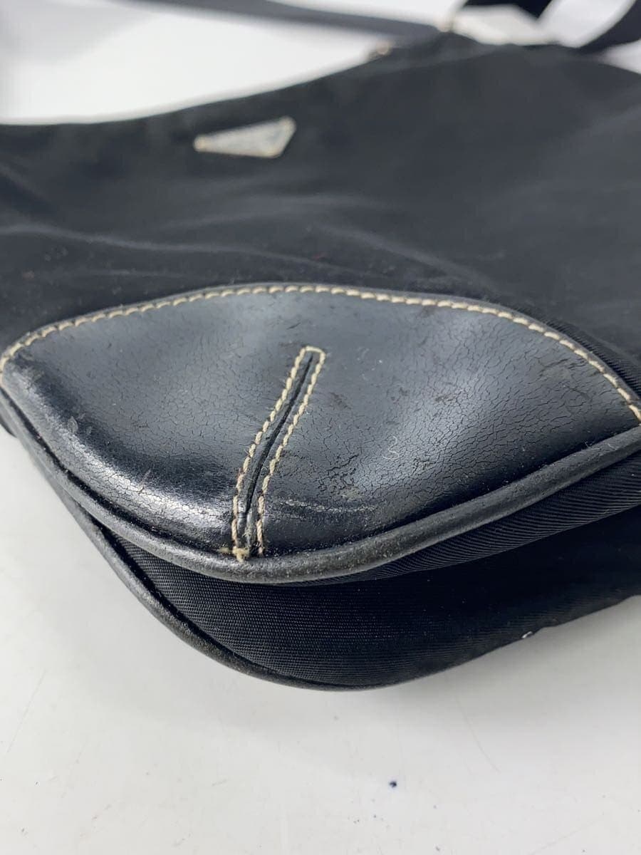 PRADA shoulder bag nylon black BT0332 7