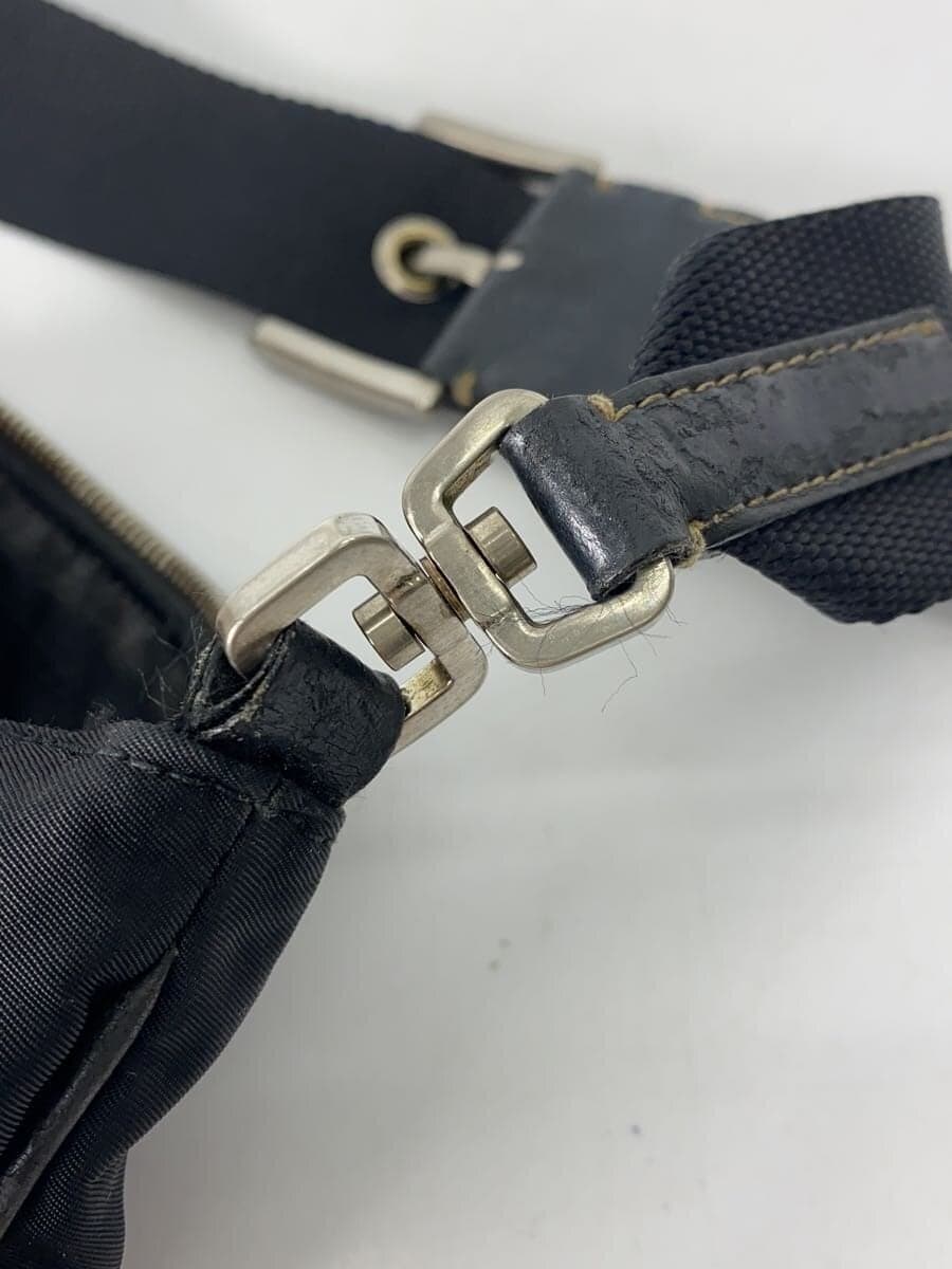 PRADA shoulder bag nylon black BT0332 9