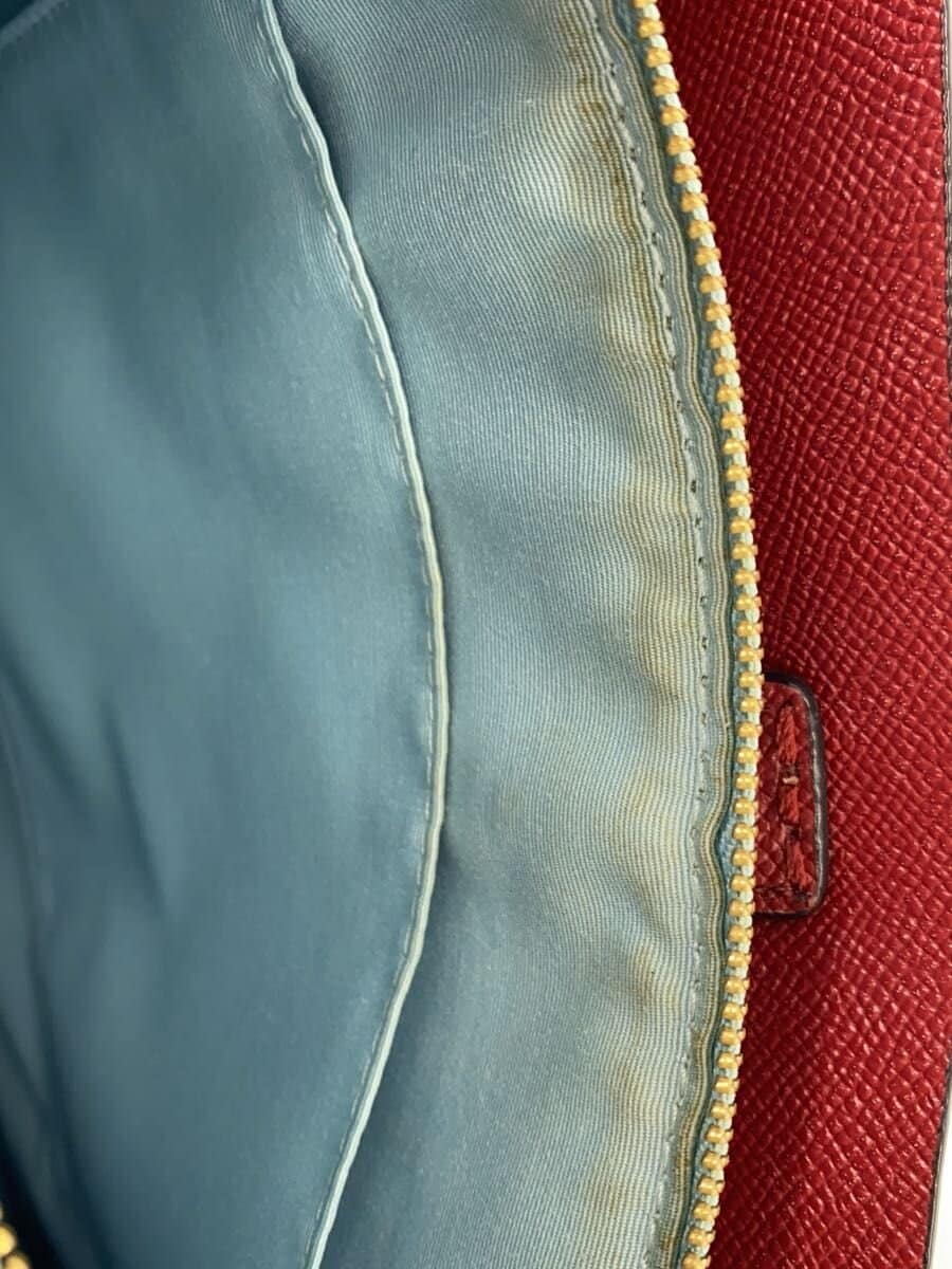 COACH bag leather BEG CA214 7