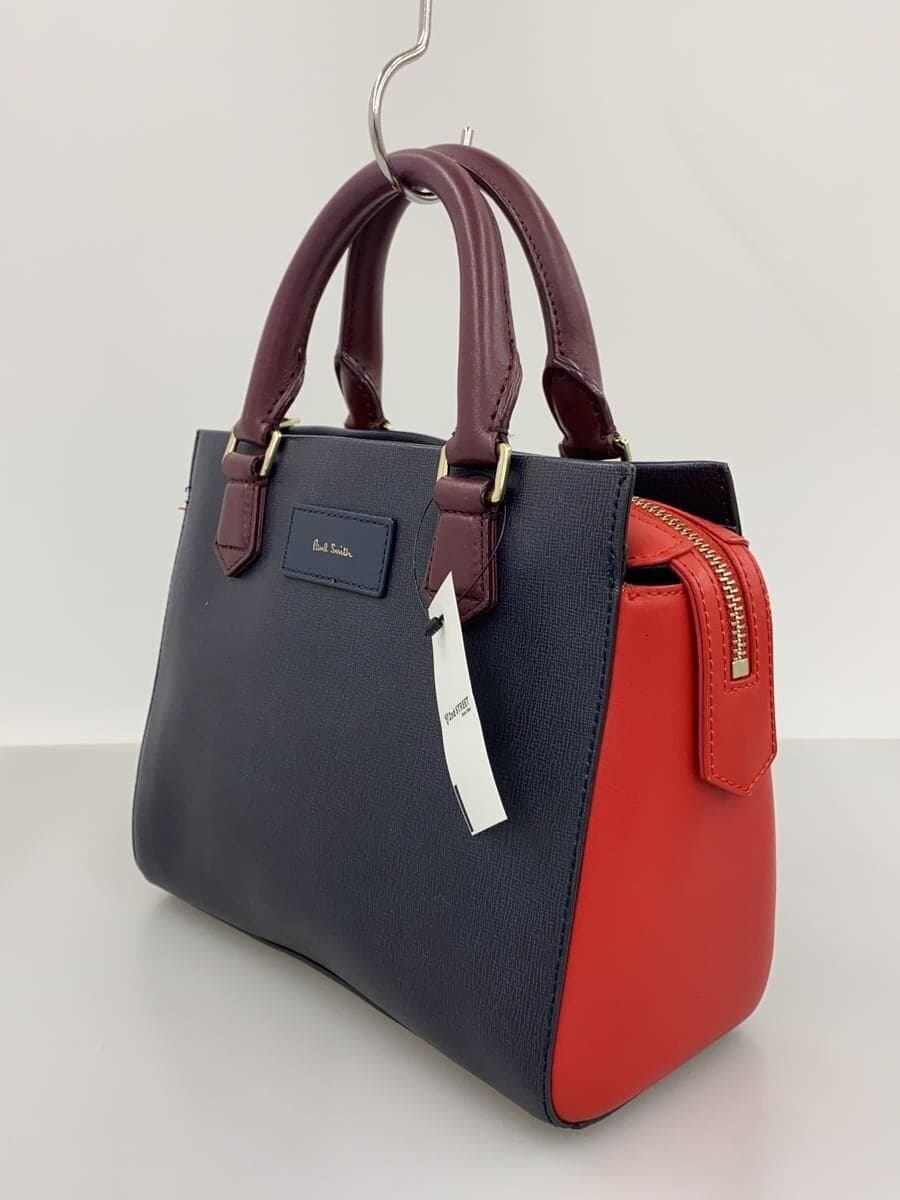 Paul Smith handbag Synthetic Leather navy plain 2