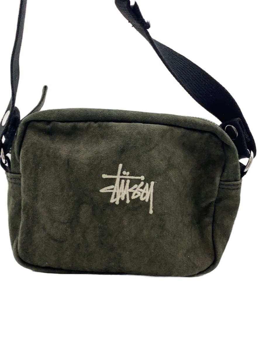 STUSSY Shoulder Bag Cotton KHK