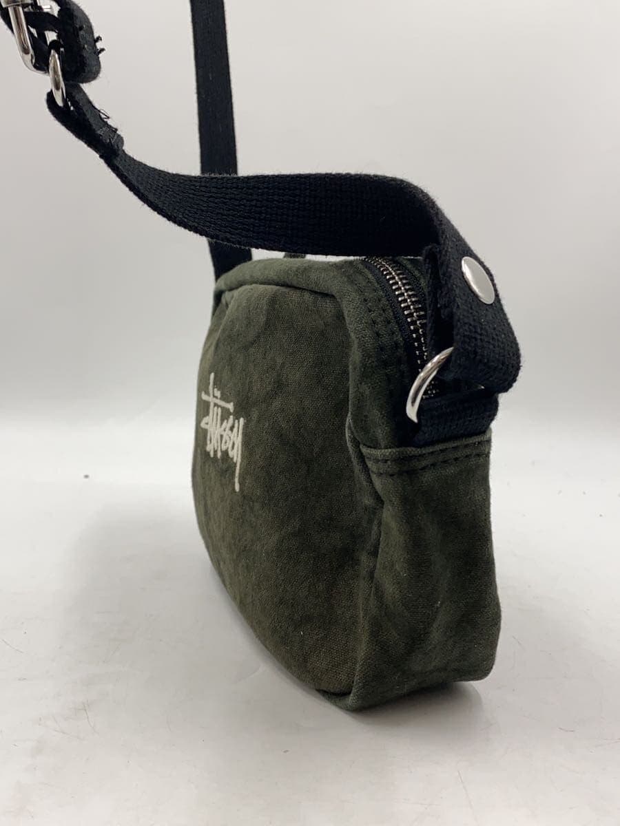 STUSSY Shoulder Bag Cotton KHK 2