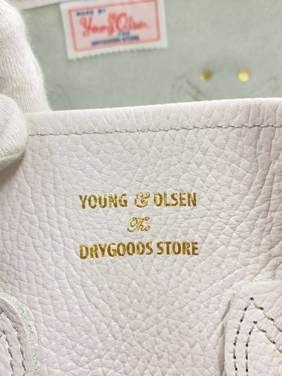 YOUNG & OLSEN bag leather WHT plain 5