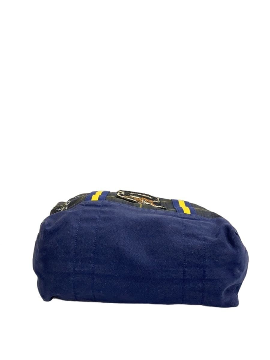 POLO RALPH LAUREN Tote Bag Canvas Blue Check 4