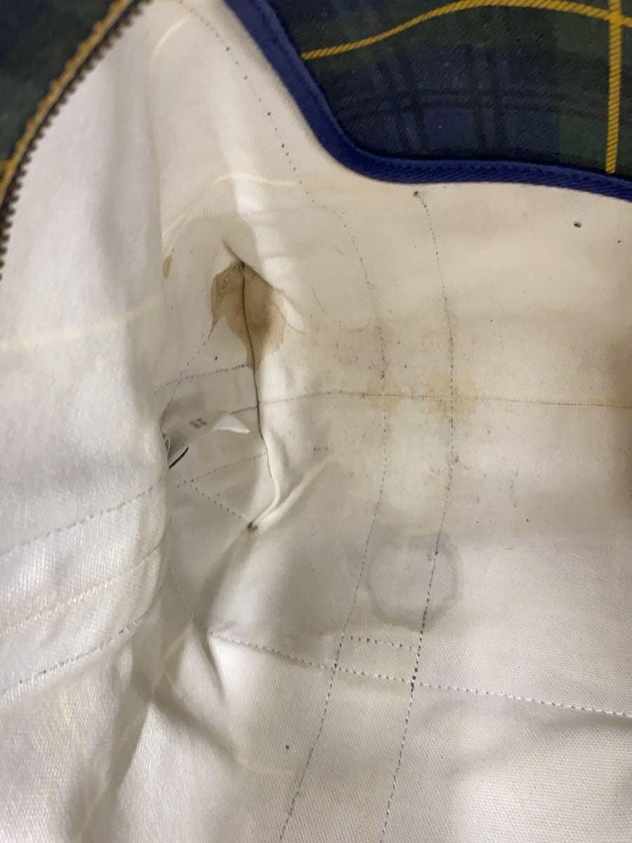 POLO RALPH LAUREN Tote Bag Canvas Blue Check 7