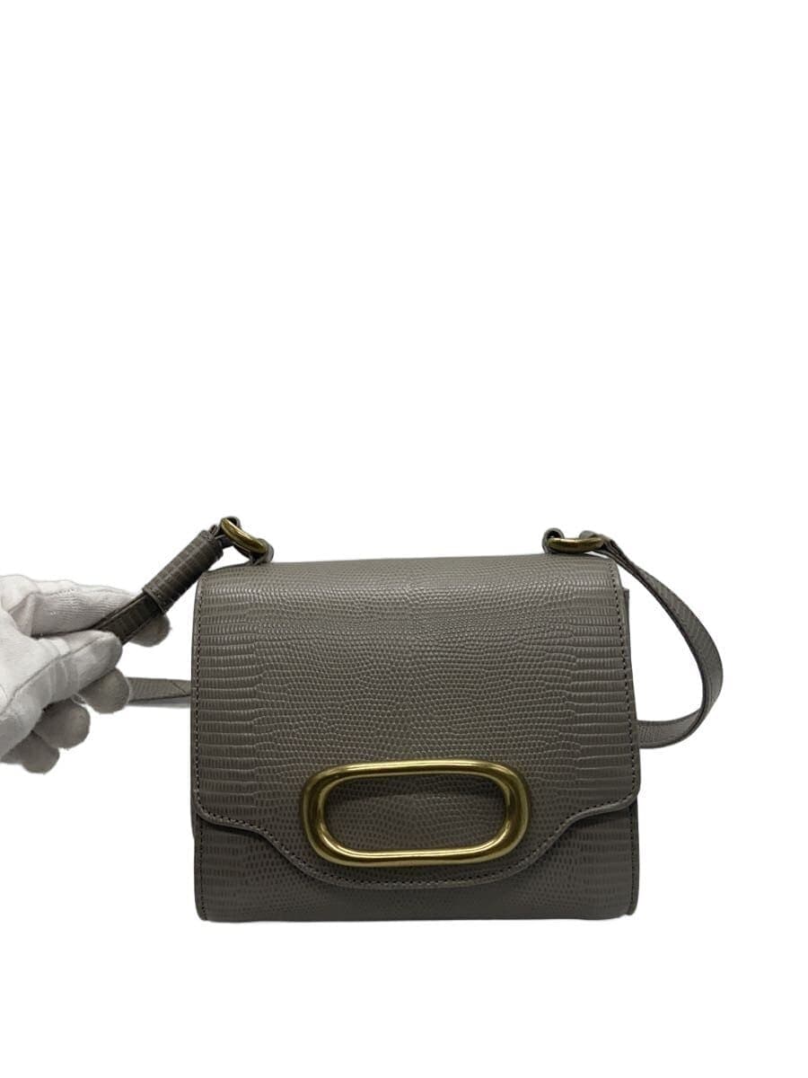 TOFF&LOADSTONE Shoulder Bag Leather GRY Solid