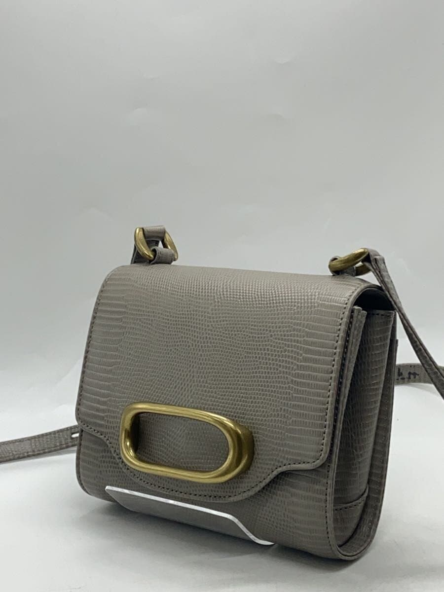 TOFF&LOADSTONE Shoulder Bag Leather GRY Solid 2