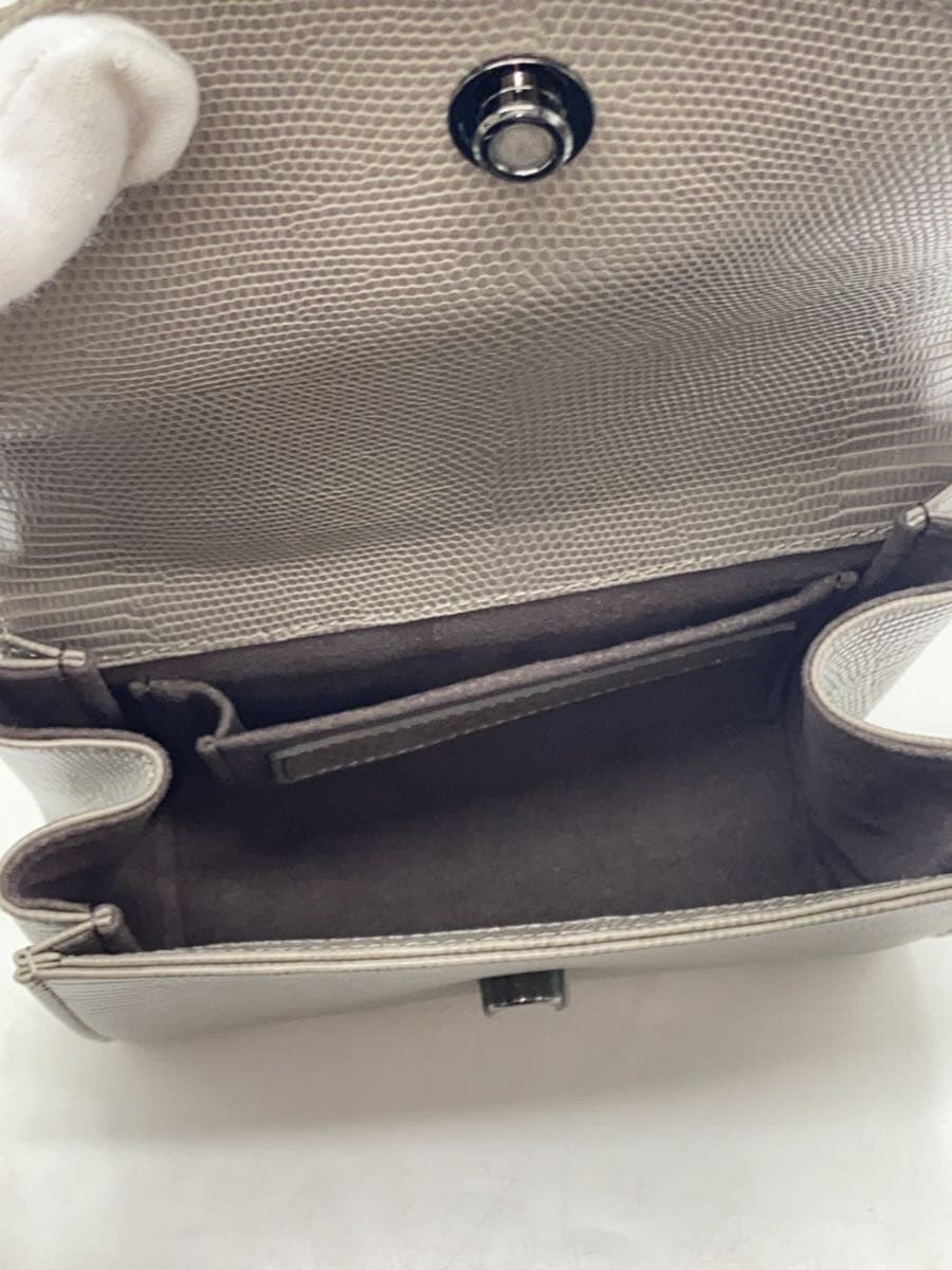 TOFF&LOADSTONE Shoulder Bag Leather GRY Solid 6