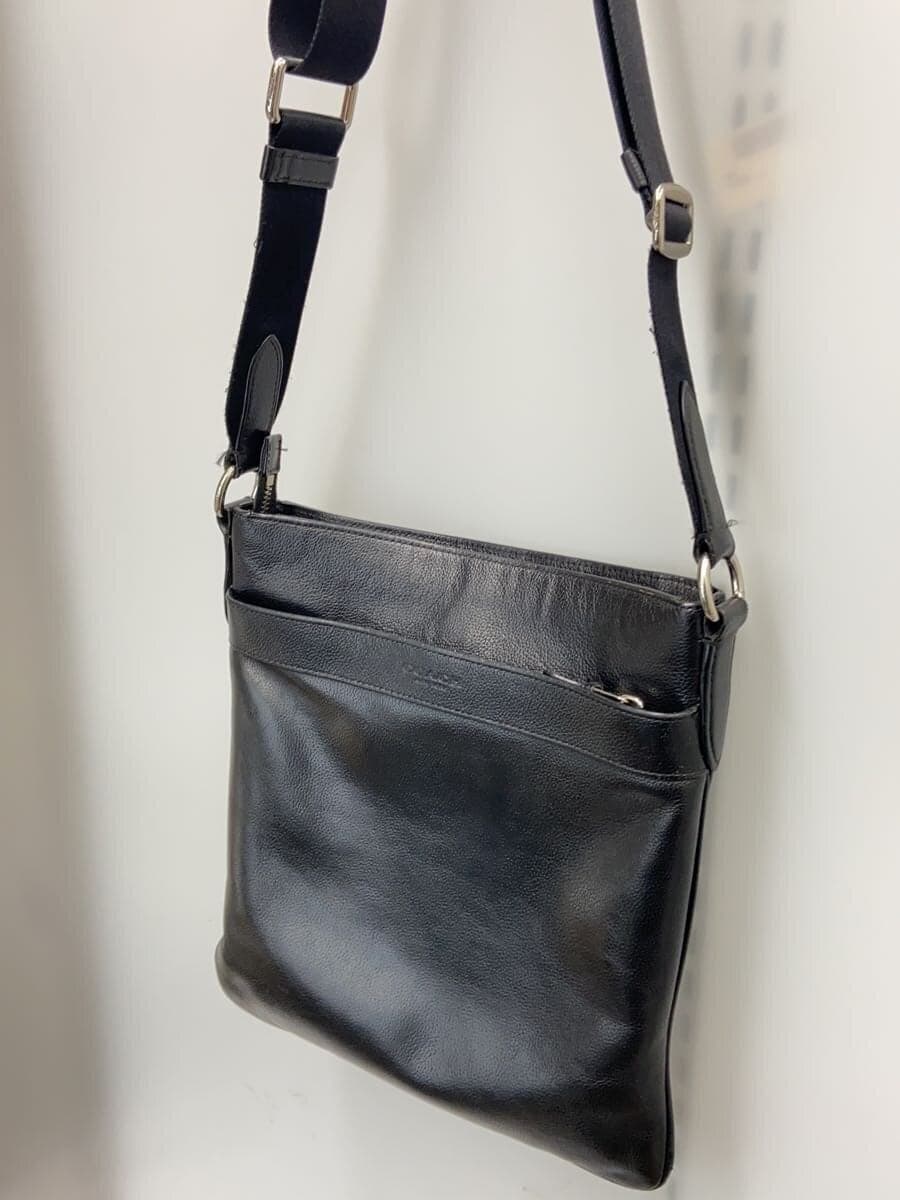 COACH Shoulder Bag Leather Black Solid Color F54780 2