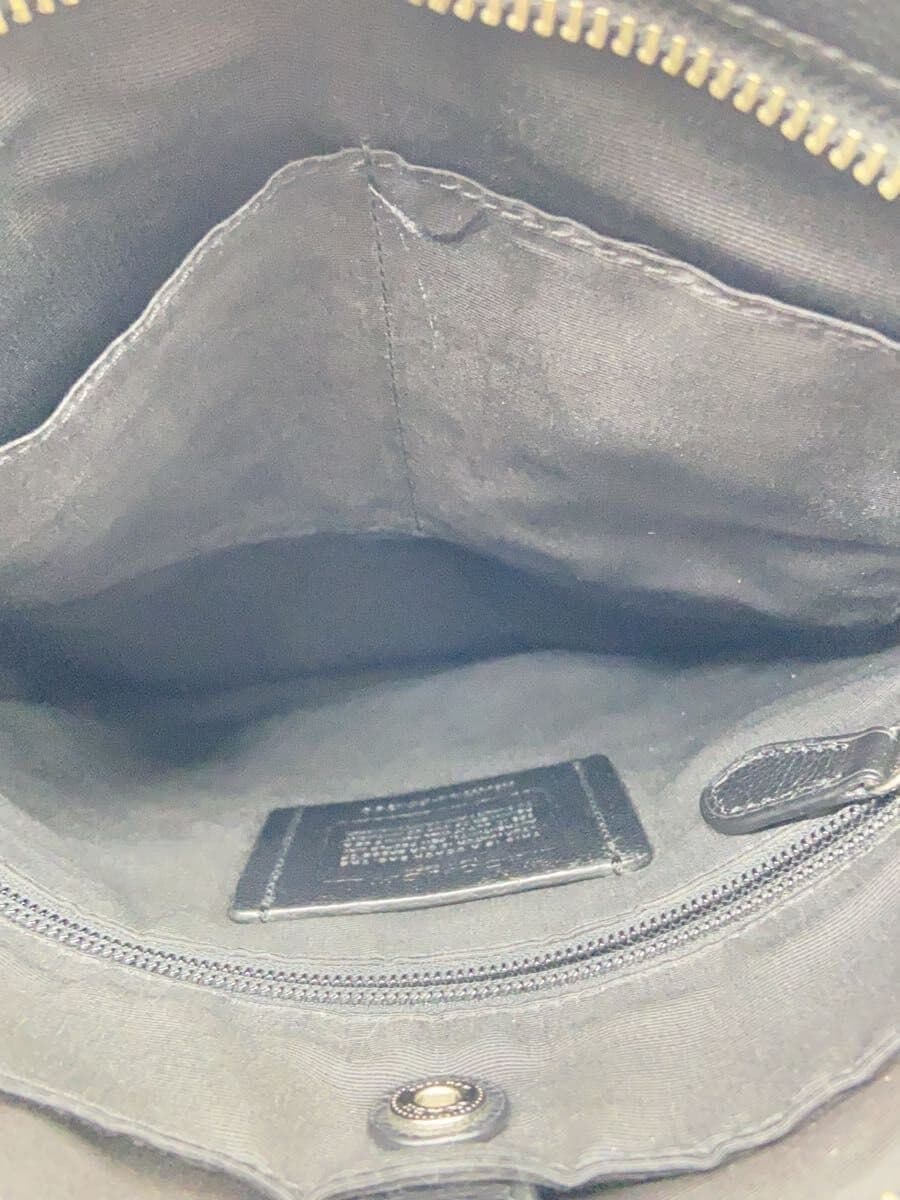 COACH Shoulder Bag Leather Black Solid Color F54780 6