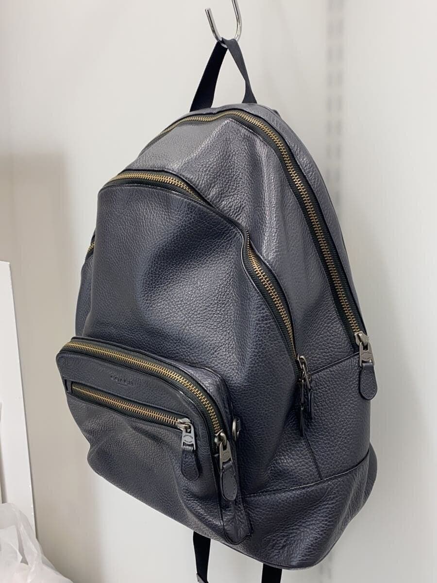 COACH Backpack Leather NVY F23247 2