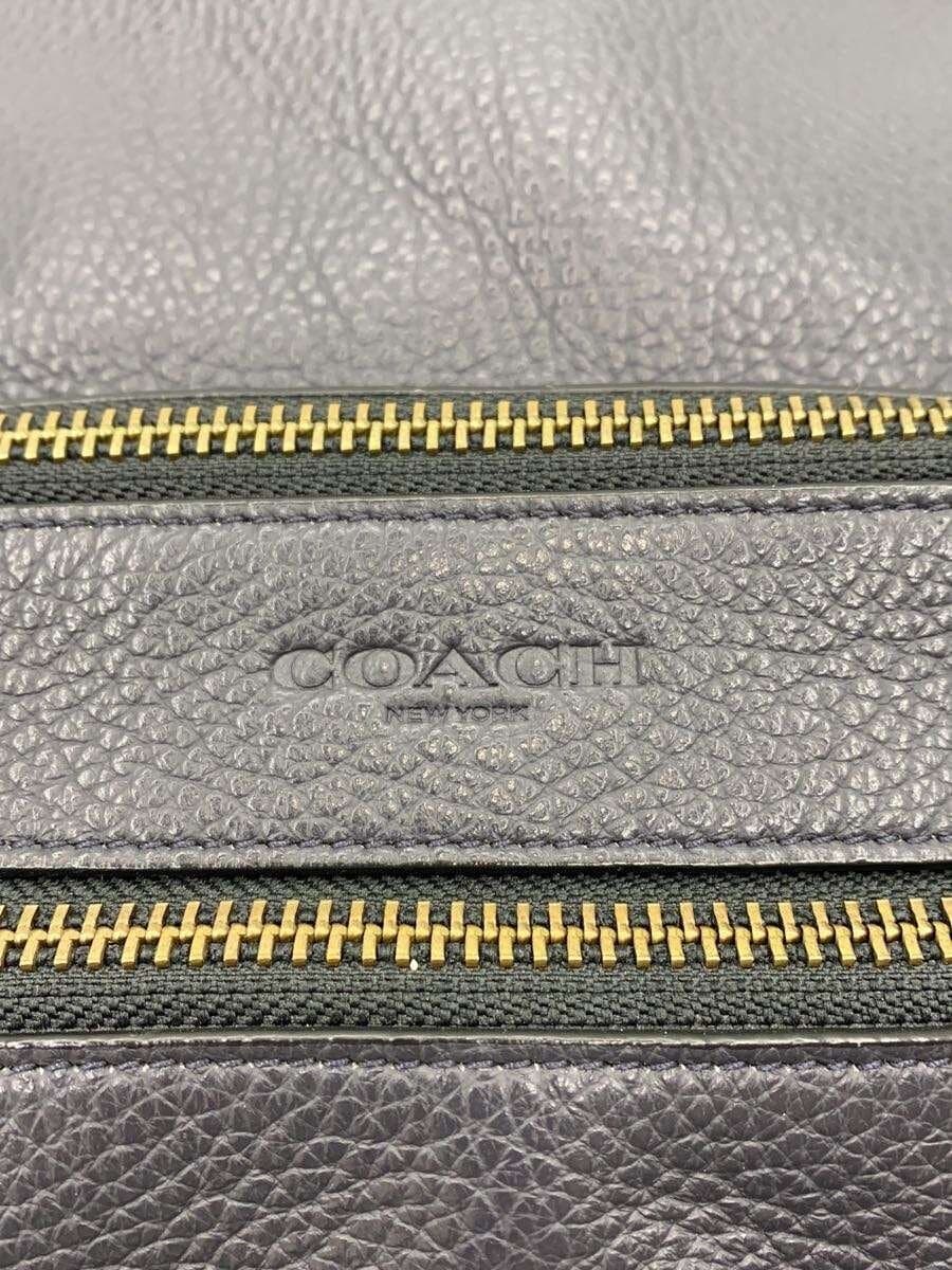 COACH Backpack Leather NVY F23247 5