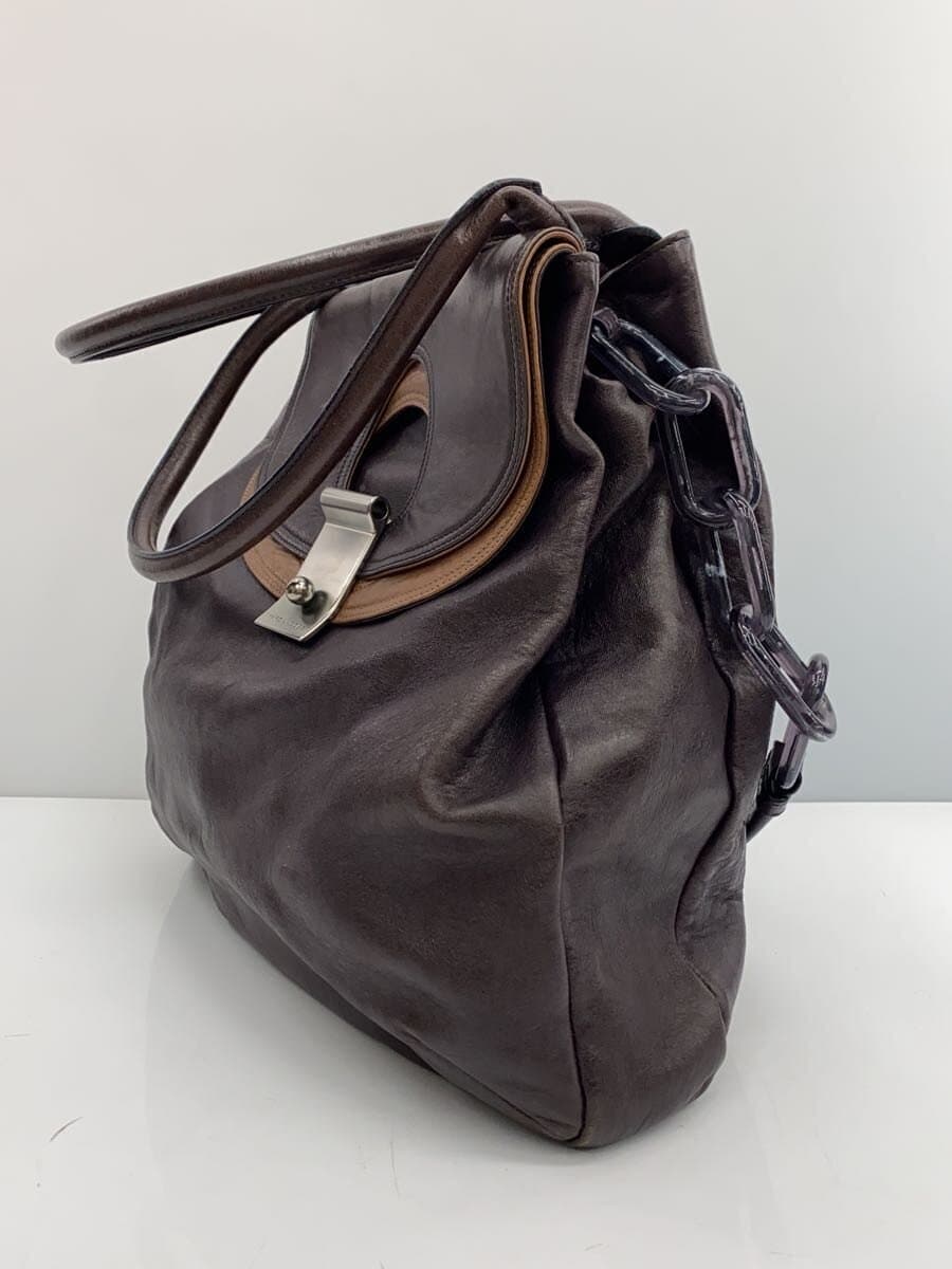 MARC JACOBS Tote Bag Leather BRW 2