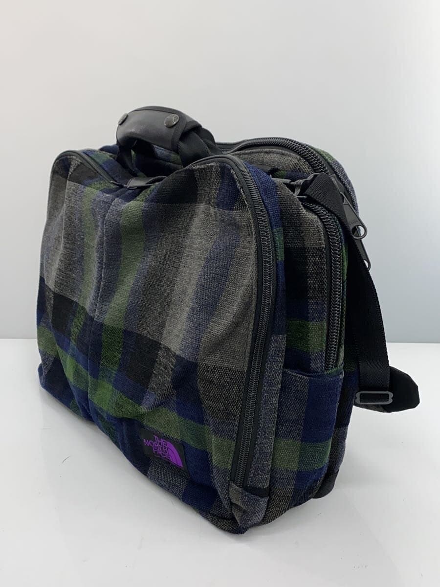 THE NORTH FACE PURPLE LABEL Shoulder Bag Acrylic GRY Check NN7881N 2