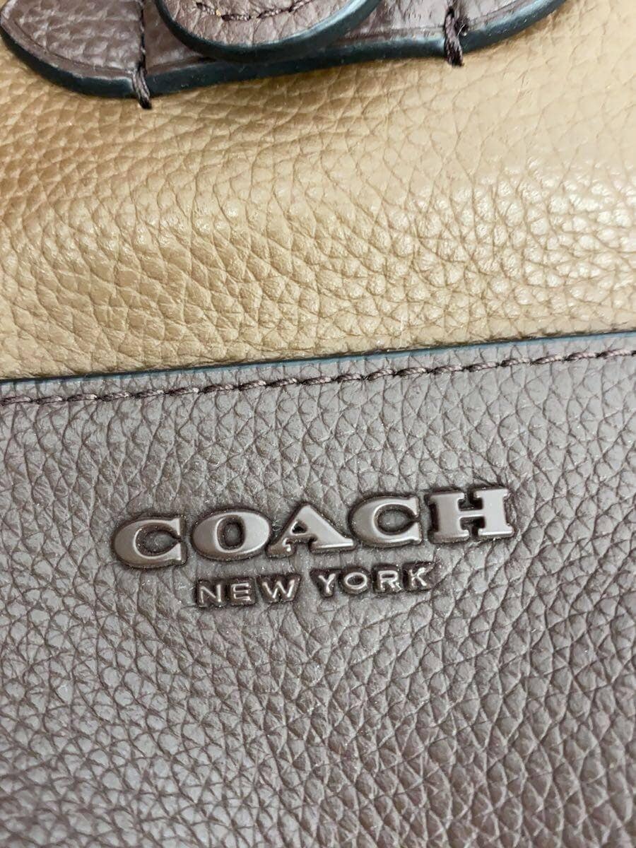 COACH Shoulder Bag BRW Solid 89894 5