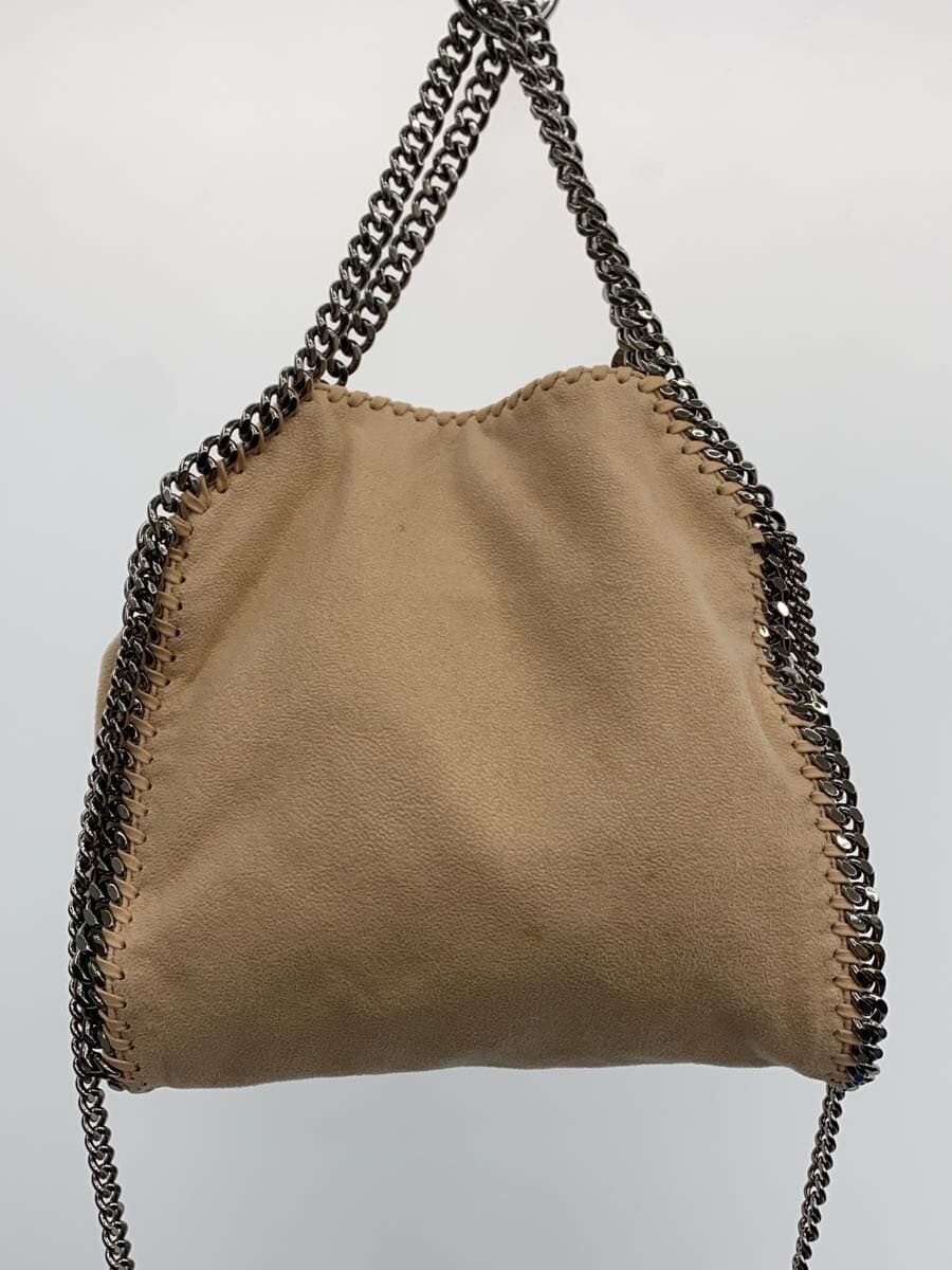 STELLA Mc CARTNEY Shoulder Bag BEG Stain 3