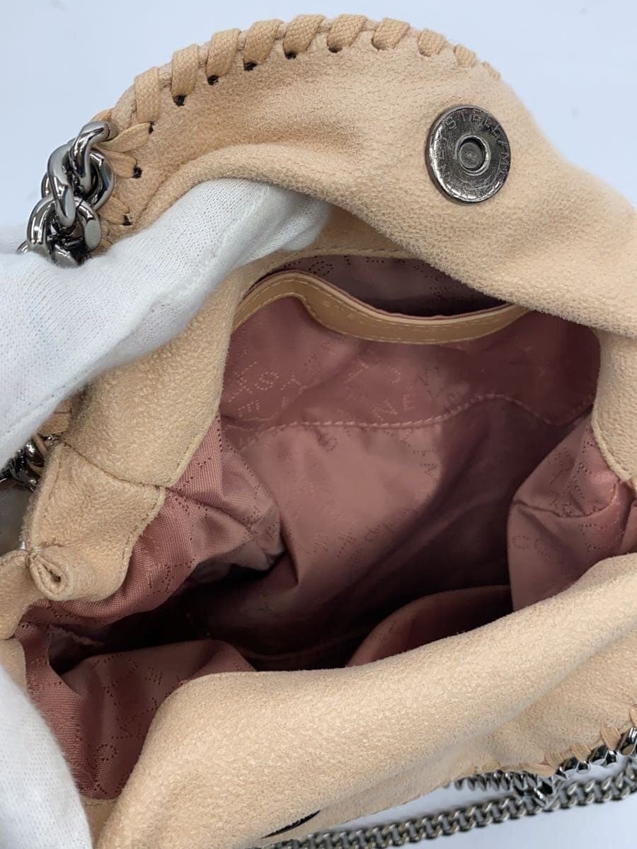 STELLA Mc CARTNEY Shoulder Bag BEG Stain 6