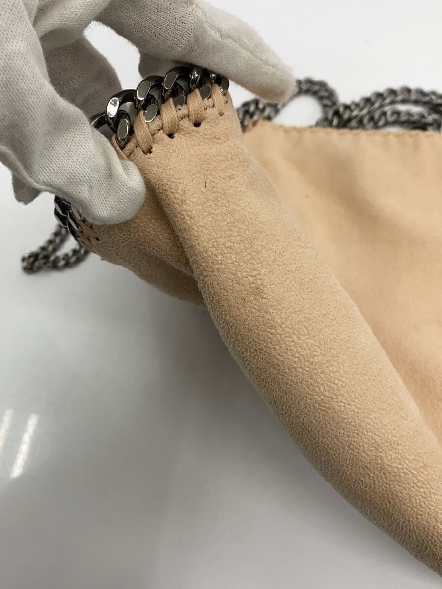 STELLA Mc CARTNEY Shoulder Bag BEG Stain 8