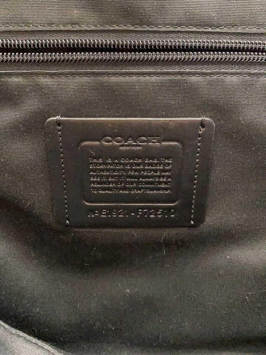 COACH Backpack Leather BLK F72510 5