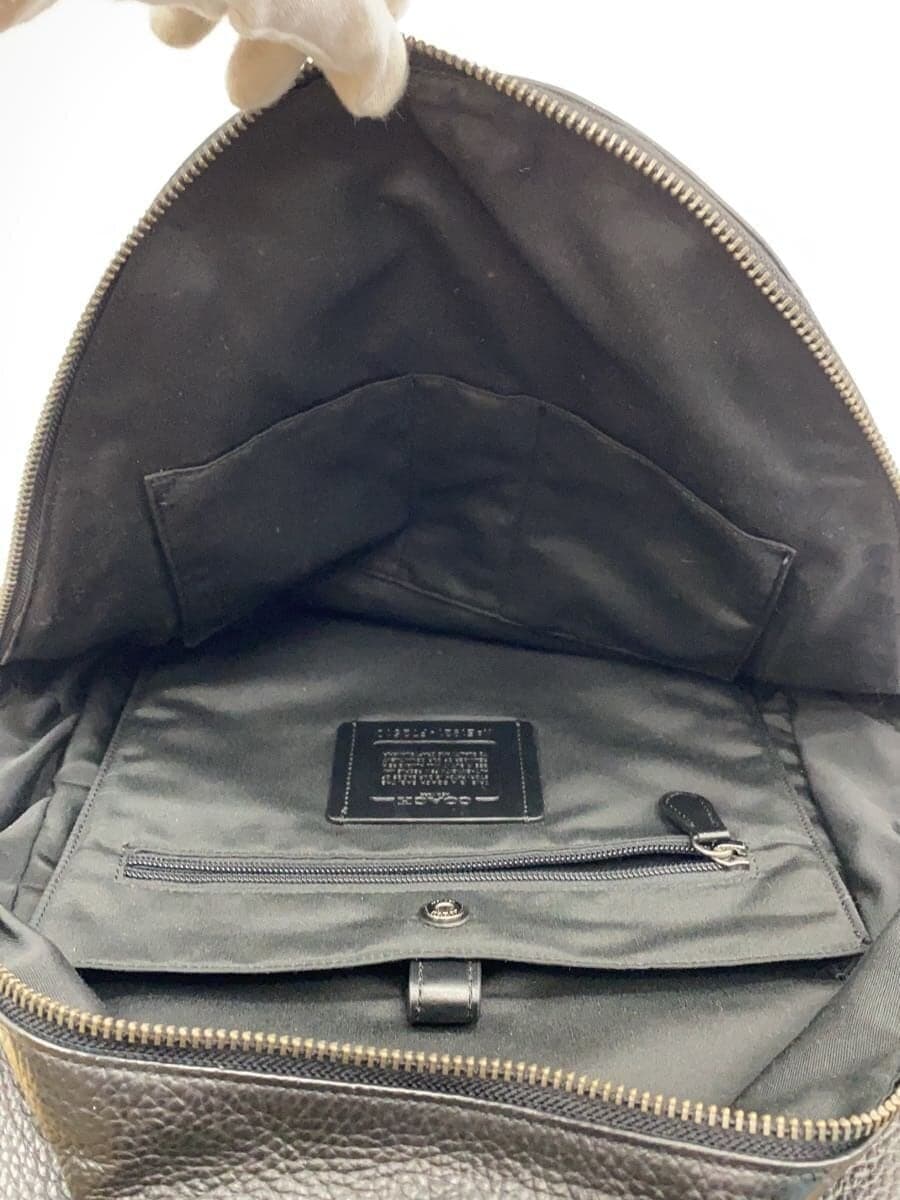 COACH Backpack Leather BLK F72510 6