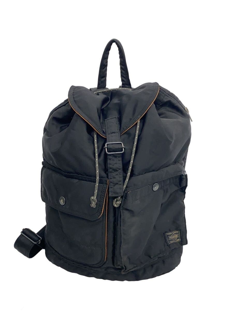 PORTER backpack nylon black plain 622-79388