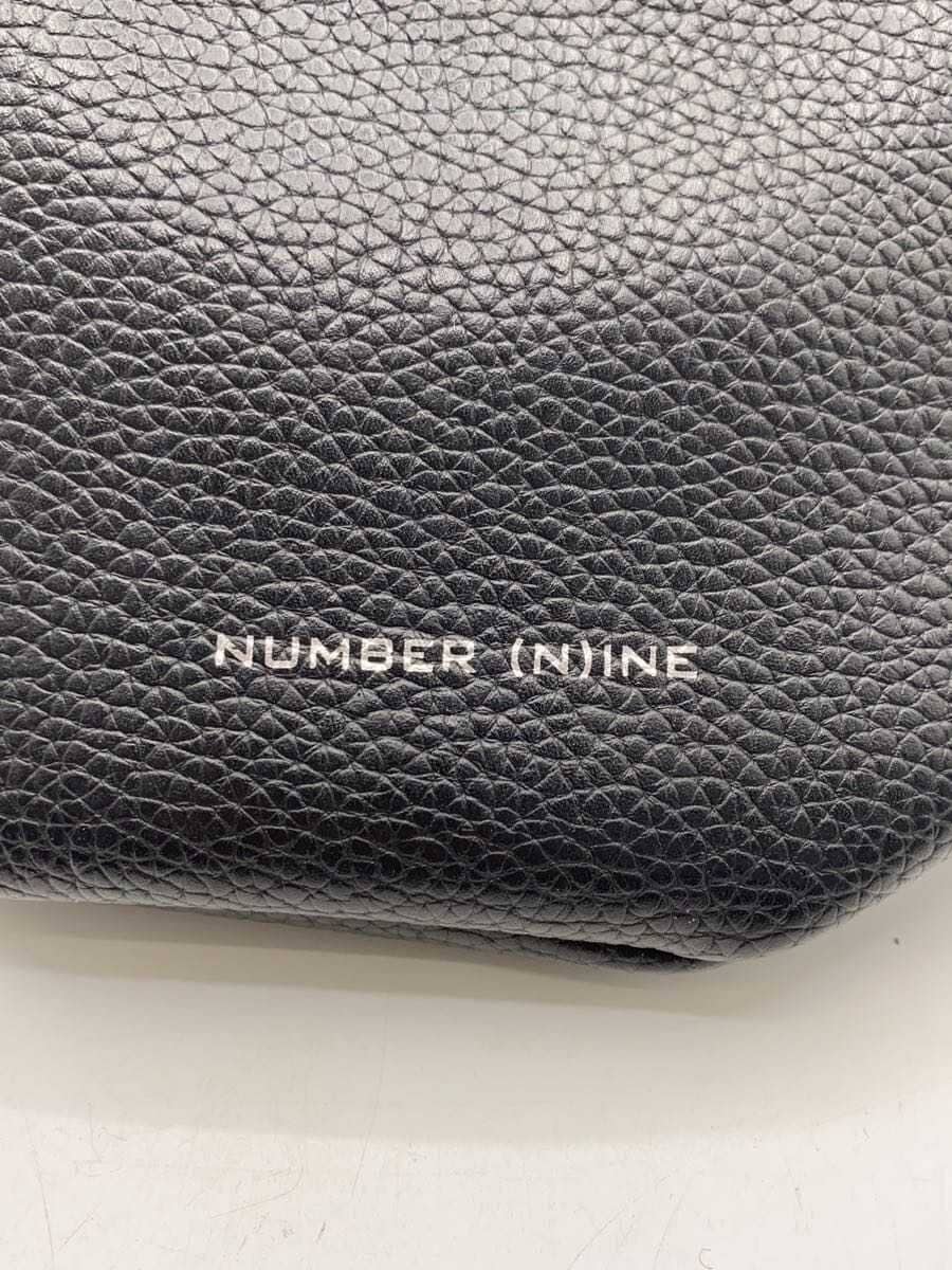 NUMBER (N)INE Waist Bag Leather Black 5