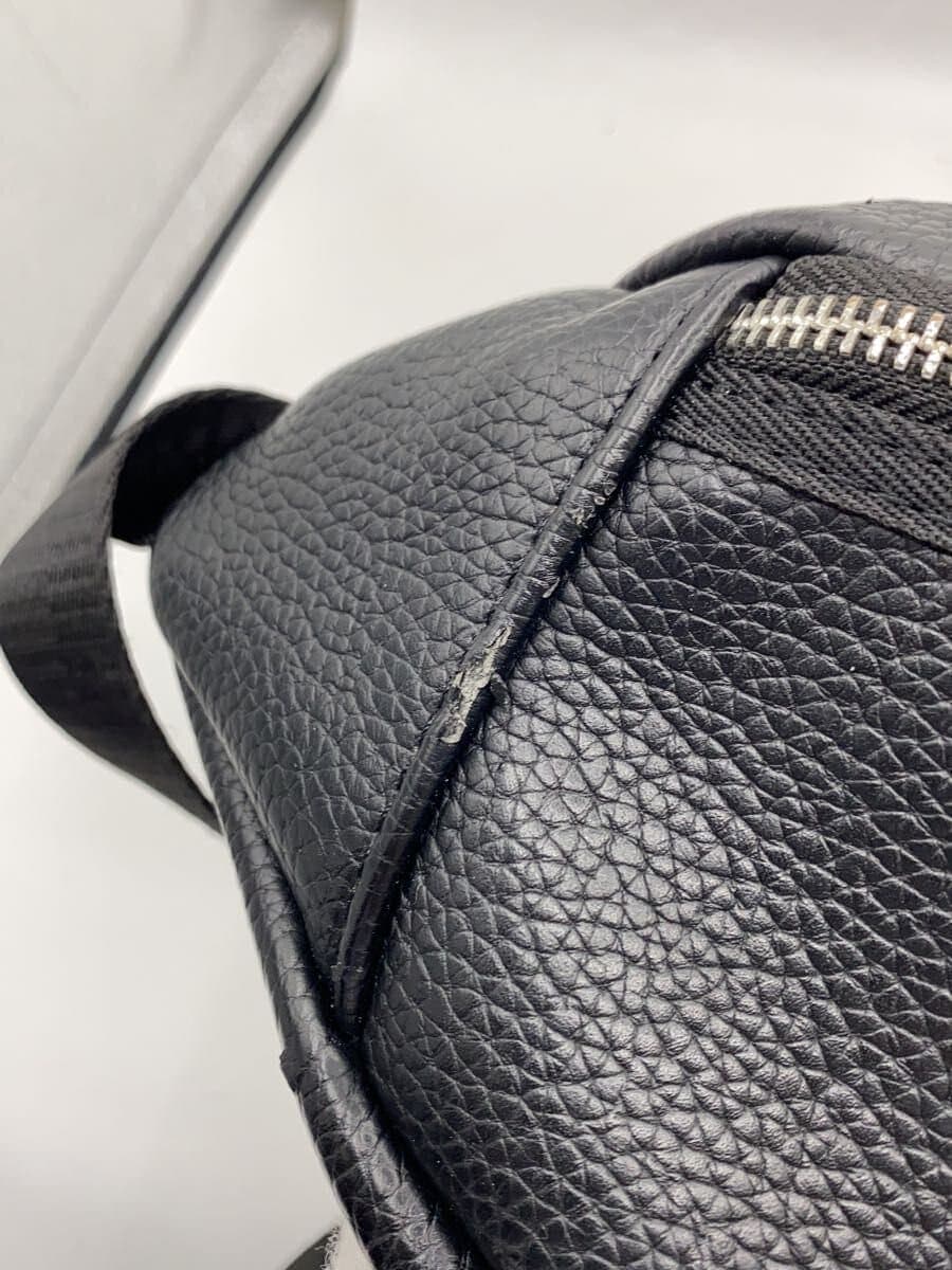 NUMBER (N)INE Waist Bag Leather Black 8