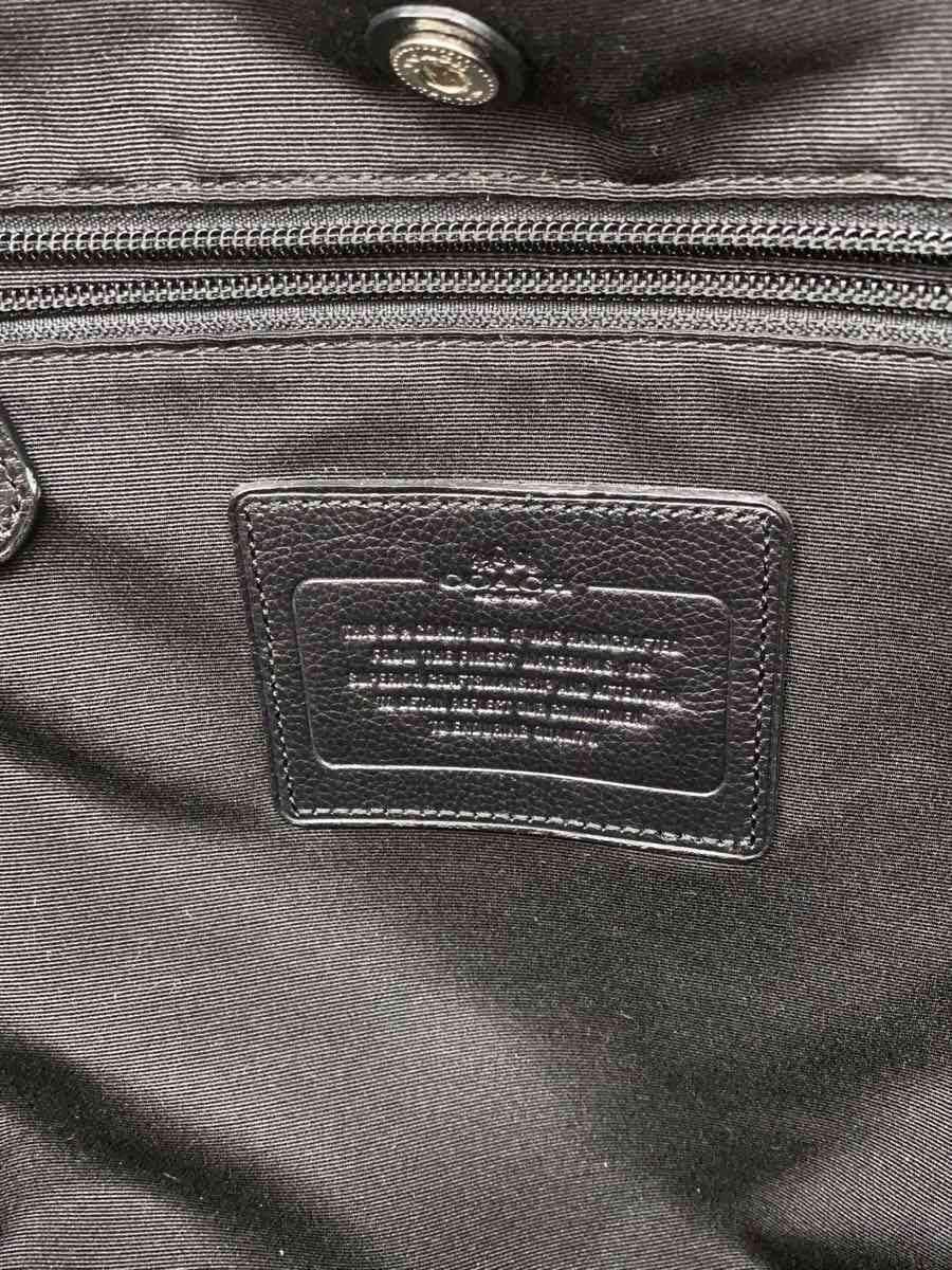 COACH Backpack Leather Black F54135 5