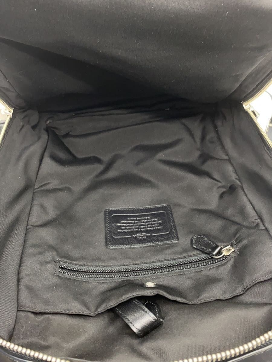 COACH Backpack Leather Black F54135 6