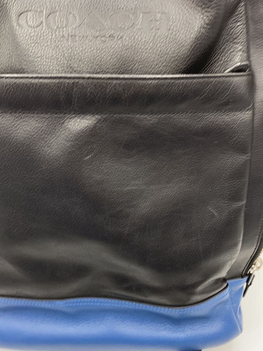 COACH Backpack Leather Black F54135 8