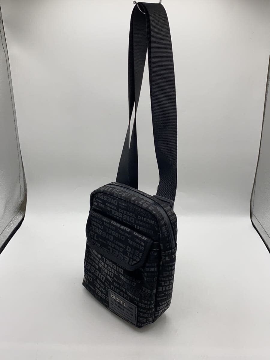 DIESEL Shoulder Bag -- BLK All-over print 2