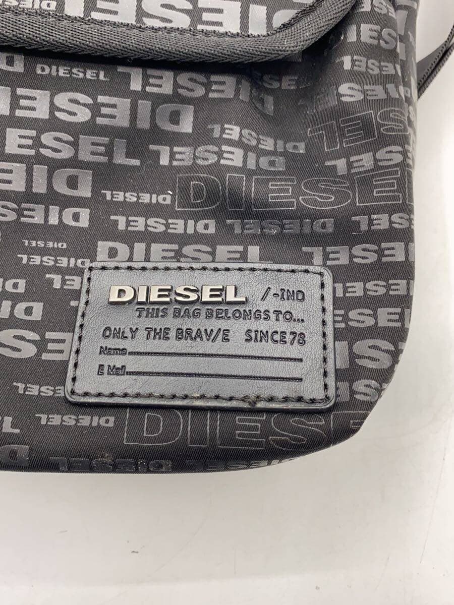 DIESEL Shoulder Bag -- BLK All-over print 5