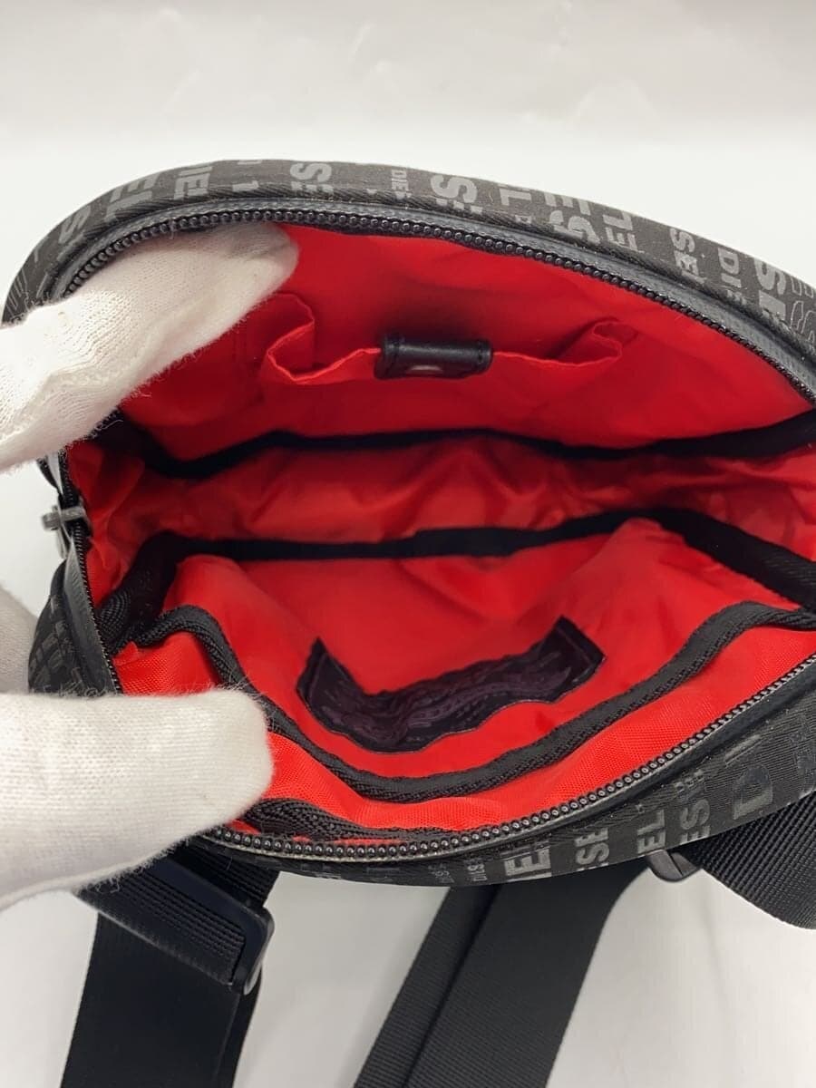 DIESEL Shoulder Bag -- BLK All-over print 6