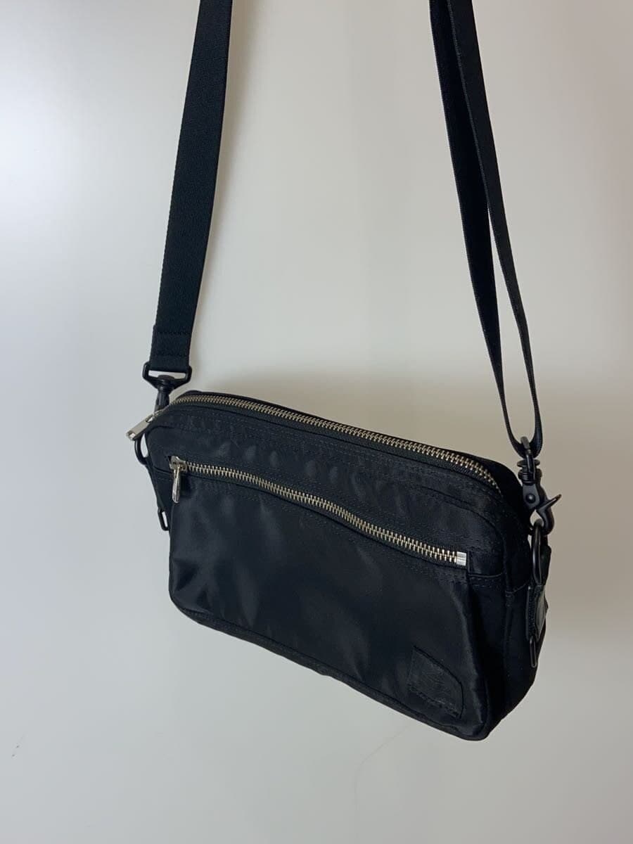 PORTER shoulder bag nylon BLK plain 2