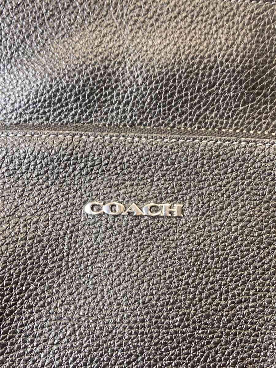 COACH Backpack Leather Black CM697 5