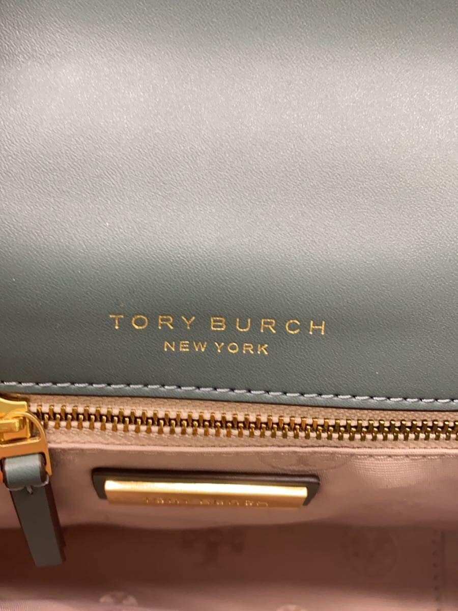 TORY BURCH Shoulder Bag Leather GRN 5
