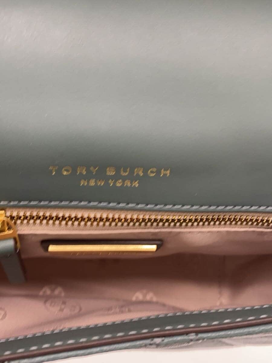 TORY BURCH Shoulder Bag Leather GRN 6