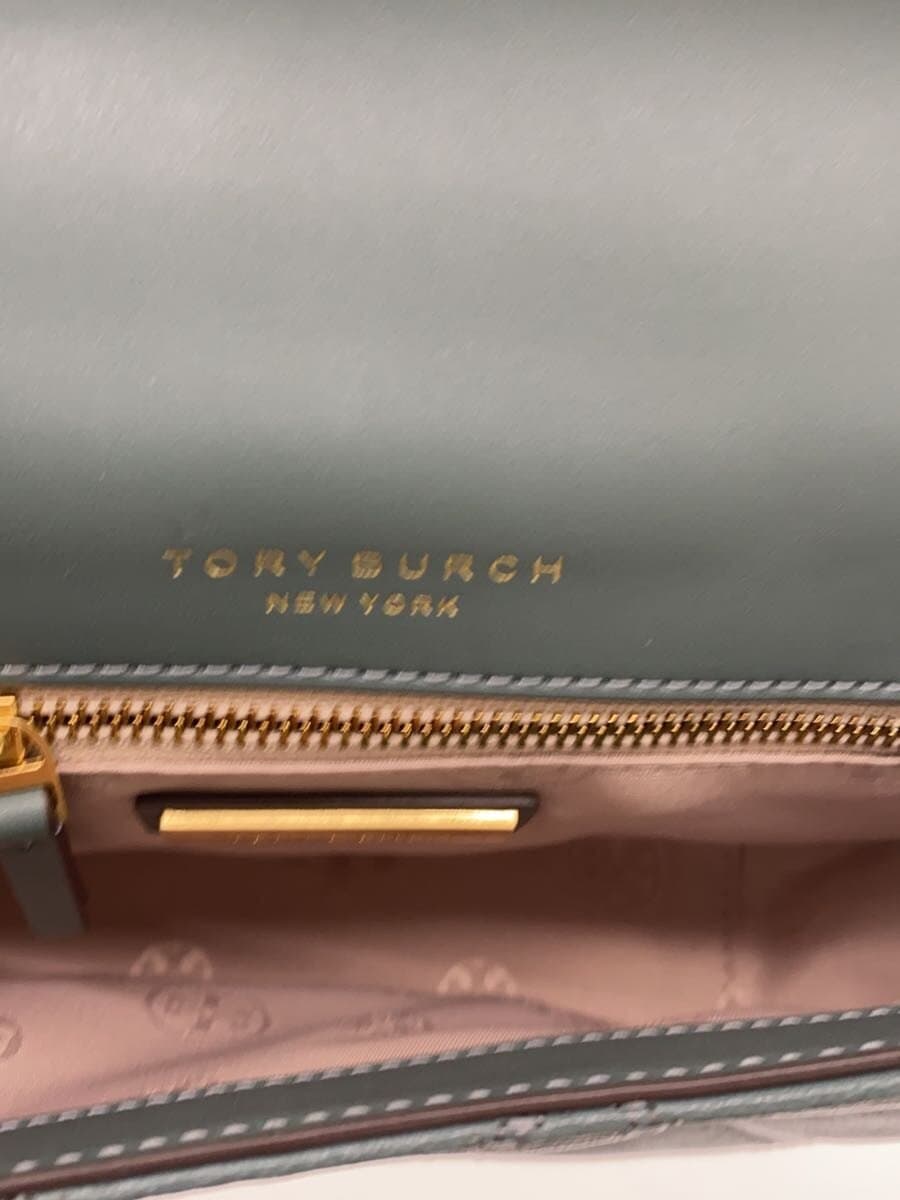 TORY BURCH Shoulder Bag Leather GRN 6