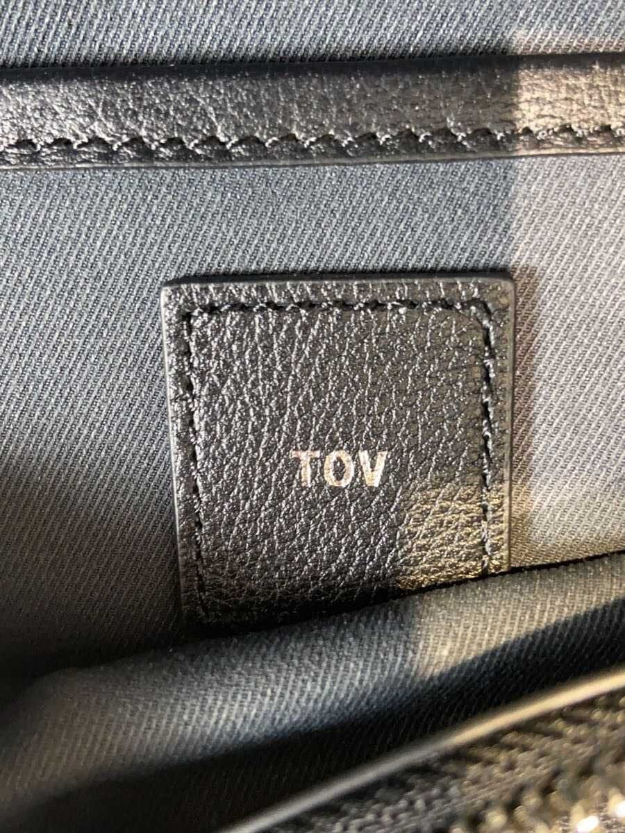 tov Bag Leather Black Solid Color T25S07B543 5
