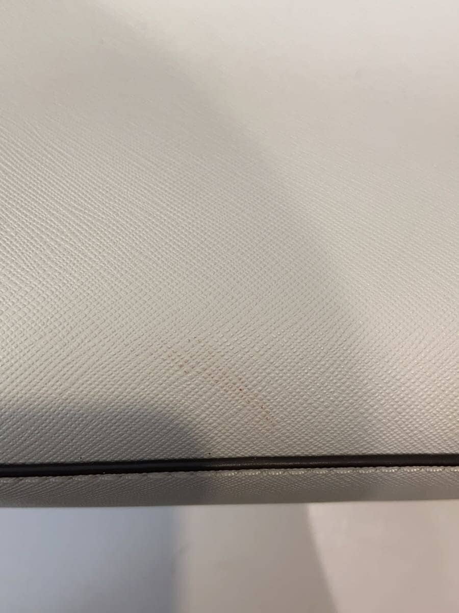 MICHAEL KORS Shoulder Bag Leather WHT Solid OA-2401 8