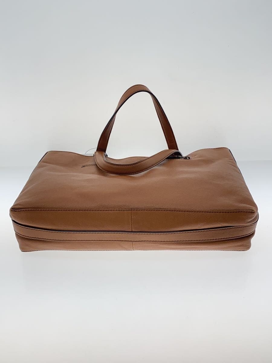 MOTHERHOUSE Tote Bag Leather BRW Solid MG12172 4