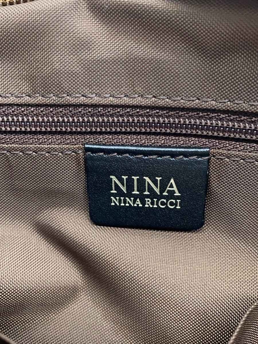 NINA NINA RICCI Shoulder Bag Nylon BRW Solid 5