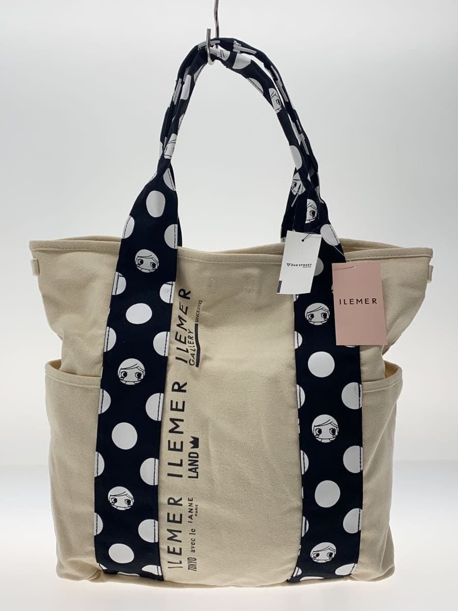 ILEMER Tote Bag Canvas IVO Solid