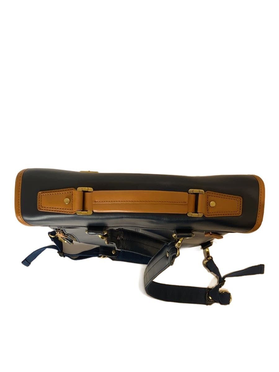 GOLD MEN Backpack Leather NVY 4