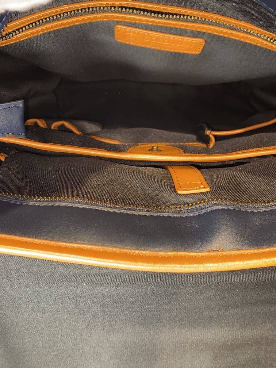 GOLD MEN Backpack Leather NVY 6